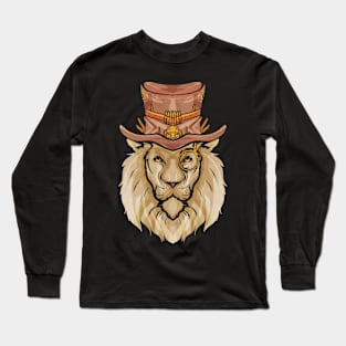 Steampunk Lion Long Sleeve T-Shirt